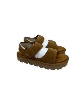 Koolaburra 1167750 Tizz Suede Sandals Chucky Platform Lug Sole Womens Sz 10 NEW